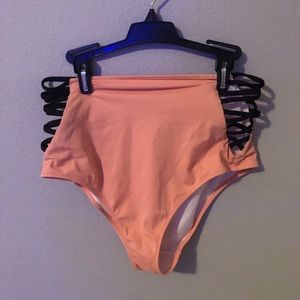Victoria’s secret peach high rise bottoms